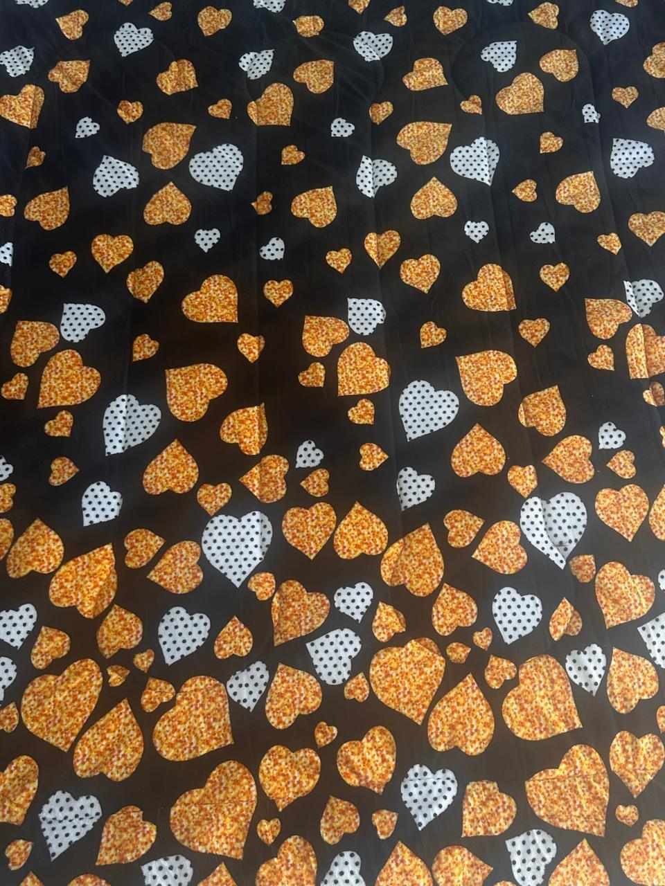 10-72-04-0227 - FRAZADA LIGERA, Frazada microfibra de poliester, TAMAÑO MATRIMONIAL - ALTURA 215 CM,  ANCHO 170 CM, DISEÑO CORAZONES 1